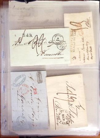 1811-1983, Lot en 7 albums et classeurs plus une pochette