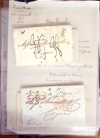 1811-1983, Lot en 7 albums et classeurs plus une pochette