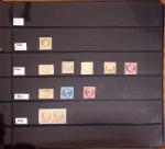 1852-1884, Collection sur pages de classeurs de timbres
