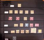 1852-1884, Collection sur pages de classeurs de timbres