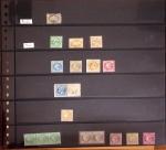 1852-1884, Collection sur pages de classeurs de timbres