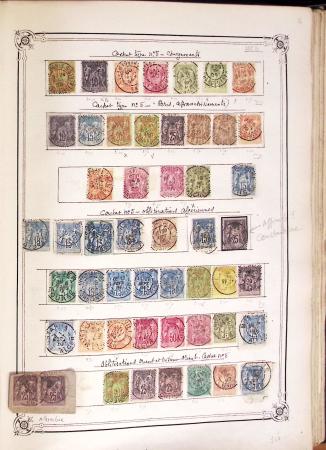 1876-1931, Un album fait maison avec différents types