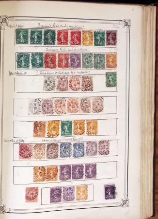 1876-1931, Un album fait maison avec différents types