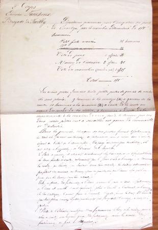 1848-1855, lot de lettres et de documents de l'ARMEE