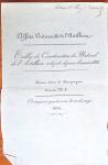 1848-1855, lot de lettres et de documents de l'ARMEE