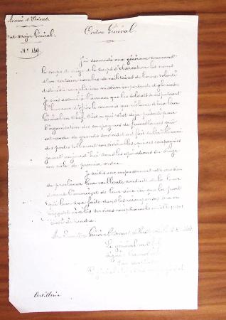 1848-1855, lot de lettres et de documents de l'ARMEE