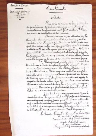 1848-1855, lot de lettres et de documents de l'ARMEE