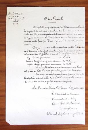 1848-1855, lot de lettres et de documents de l'ARMEE