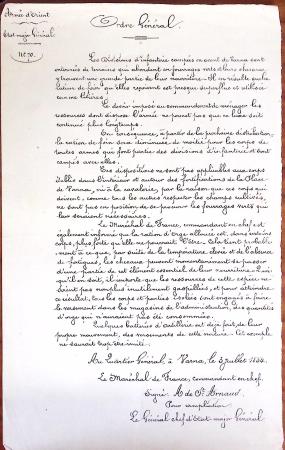 1848-1855, lot de lettres et de documents de l'ARMEE