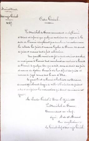 1848-1855, lot de lettres et de documents de l'ARMEE