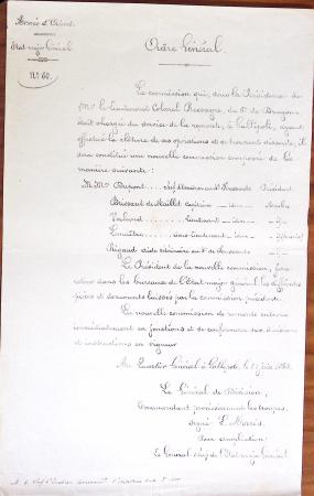 1848-1855, lot de lettres et de documents de l'ARMEE