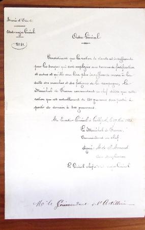 1848-1855, lot de lettres et de documents de l'ARMEE