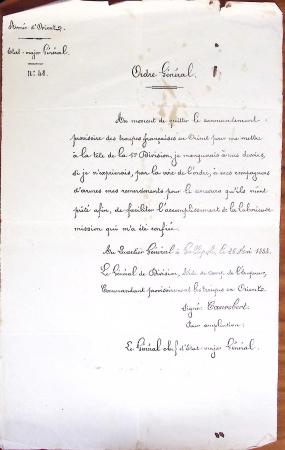 1848-1855, lot de lettres et de documents de l'ARMEE