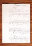 1848-1855, lot de lettres et de documents de l'ARMEE