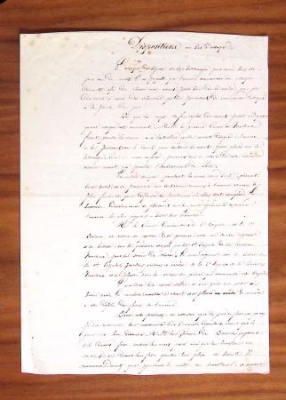 1848-1855, lot de lettres et de documents de l'ARMEE
