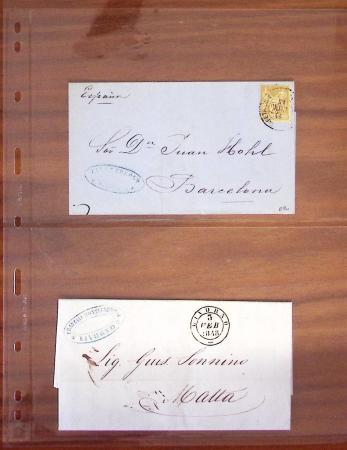 1768-1897, Lot de lettres période classique de FRANCE,
