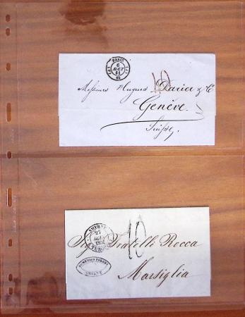 1768-1897, Lot de lettres période classique de FRANCE,