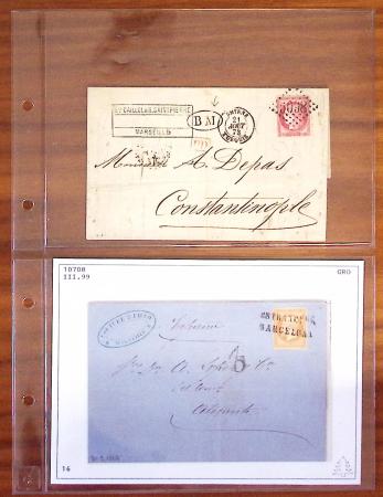 1768-1897, Lot de lettres période classique de FRANCE,