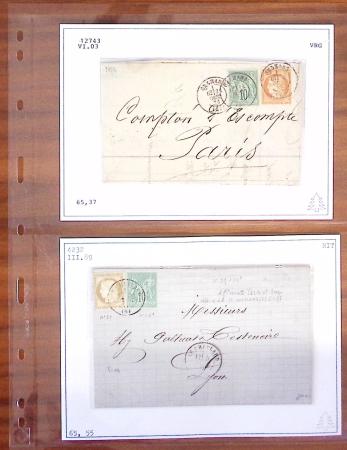 1768-1897, Lot de lettres période classique de FRANCE,