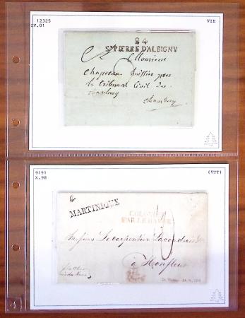 1768-1897, Lot de lettres période classique de FRANCE,