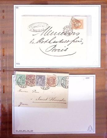 1768-1897, Lot de lettres période classique de FRANCE,
