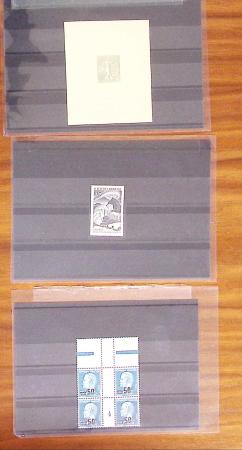 1854-1967, Lot sur plaquettes de timbres de FRANCE