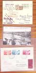 1854-1967, Lot sur plaquettes de timbres de FRANCE