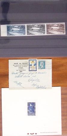 1854-1967, Lot sur plaquettes de timbres de FRANCE