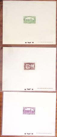 1854-1967, Lot sur plaquettes de timbres de FRANCE