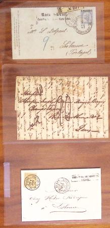 1854-1967, Lot sur plaquettes de timbres de FRANCE