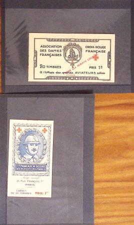 1854-1967, Lot sur plaquettes de timbres de FRANCE