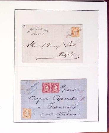 1850-1903, Solde ensemble de lettres période classique