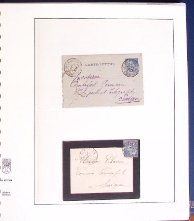 1859-1918, Solide collection en un album Lindner de