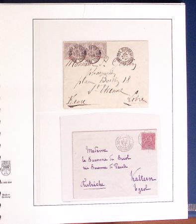 1859-1918, Solide collection en un album Lindner de