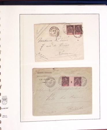 1859-1918, Solide collection en un album Lindner de
