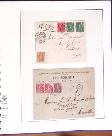 1859-1918, Solide collection en un album Lindner de