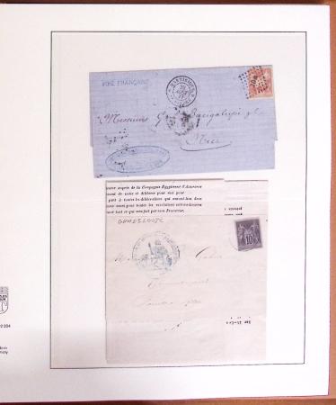 1873-1918, Solide ensemble de lettres des COLONIES
