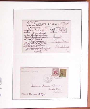 1873-1918, Solide ensemble de lettres des COLONIES