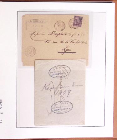 1873-1918, Solide ensemble de lettres des COLONIES