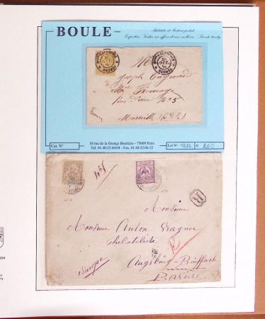 1873-1918, Solide ensemble de lettres des COLONIES
