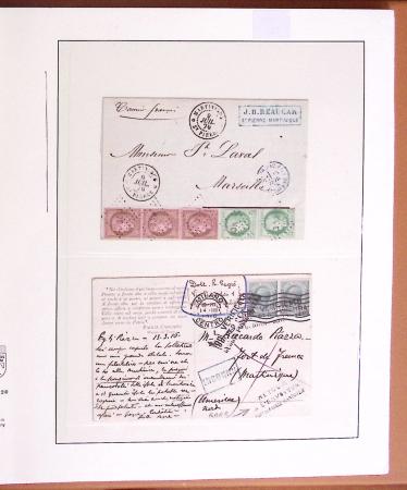 1873-1918, Solide ensemble de lettres des COLONIES