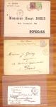 1890-1957, Lot de 27 lettres et CPA de diverses COLONIES