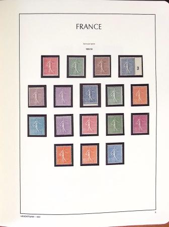 1849-2018, Collection de France en 9 albums Leuchtturm,
