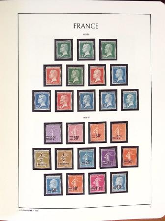 1849-2018, Collection de France en 9 albums Leuchtturm,