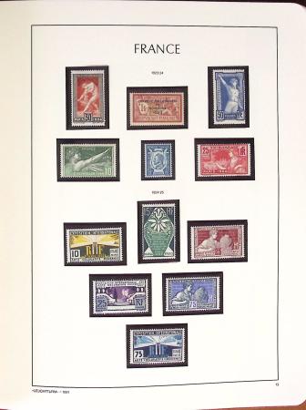 1849-2018, Collection de France en 9 albums Leuchtturm,