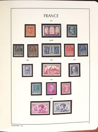 1849-2018, Collection de France en 9 albums Leuchtturm,