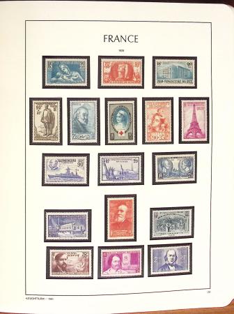 1849-2018, Collection de France en 9 albums Leuchtturm,