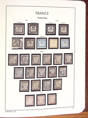 1849-2018, Collection de France en 9 albums Leuchtturm,