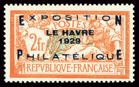 N°257A Exposition philatélique du Havre, bon centrage,
