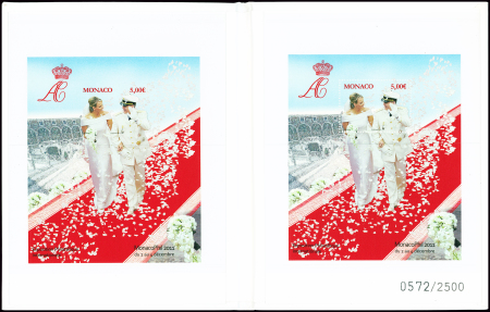 MONACOPHIL 2011 dans un coffret : BF 101 + 101A, neuf